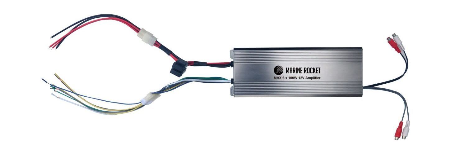 6-ти канальный морской усилитель, Marine Rocket, BT109MR купить c доставкой