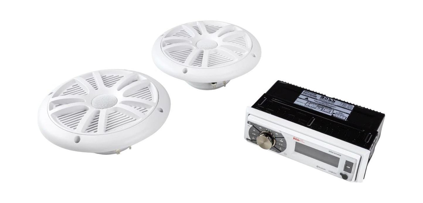 Морская аудиосистема 1DIN BOSS MCK632WB.6 (комплект2) купить c доставкой