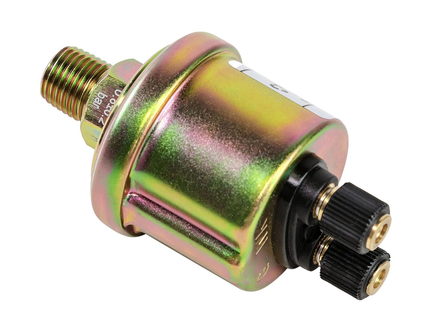 Датчик давления масла 0-10 бар, аварийная сигнализация 0.8 бар, резьба 1/4