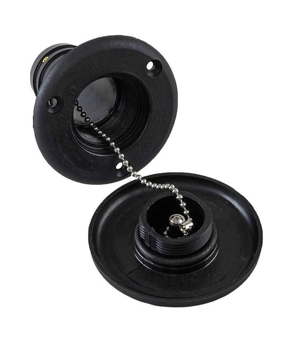 Горловина заливная для воды, пластиковая, черная, под шланг 50 мм купить c доставкой