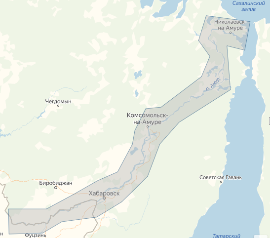 Карта C-MAP 4D Wide, Хабаровск- Николаевск купить c доставкой