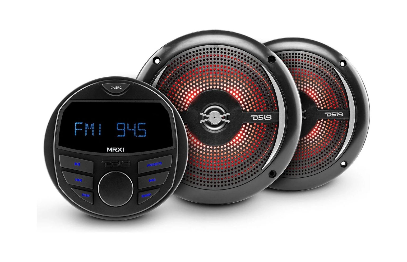 Морская аудиосистема RGB MRX16SL/BK, DS18, MRX16SL/BK купить c доставкой