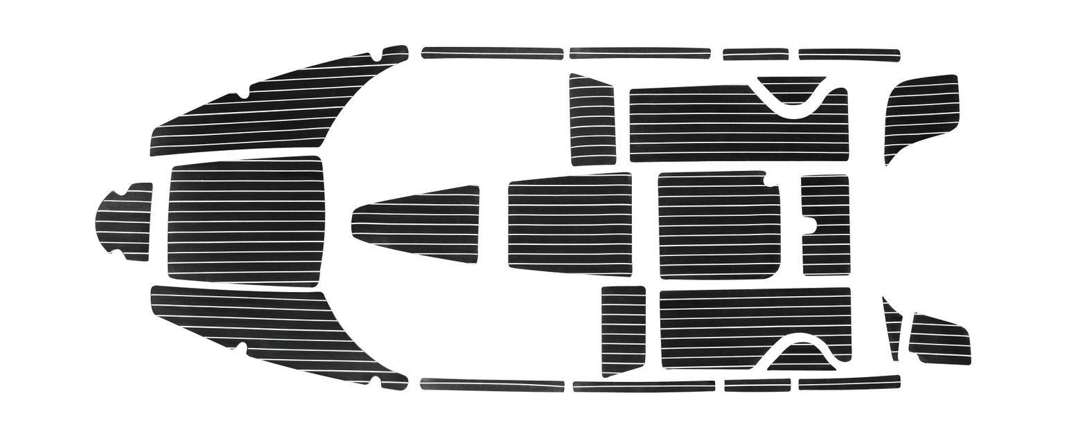 Комплект палубного покрытия для Феникс 600HT, тик черный, Marine Rocket купить c доставкой