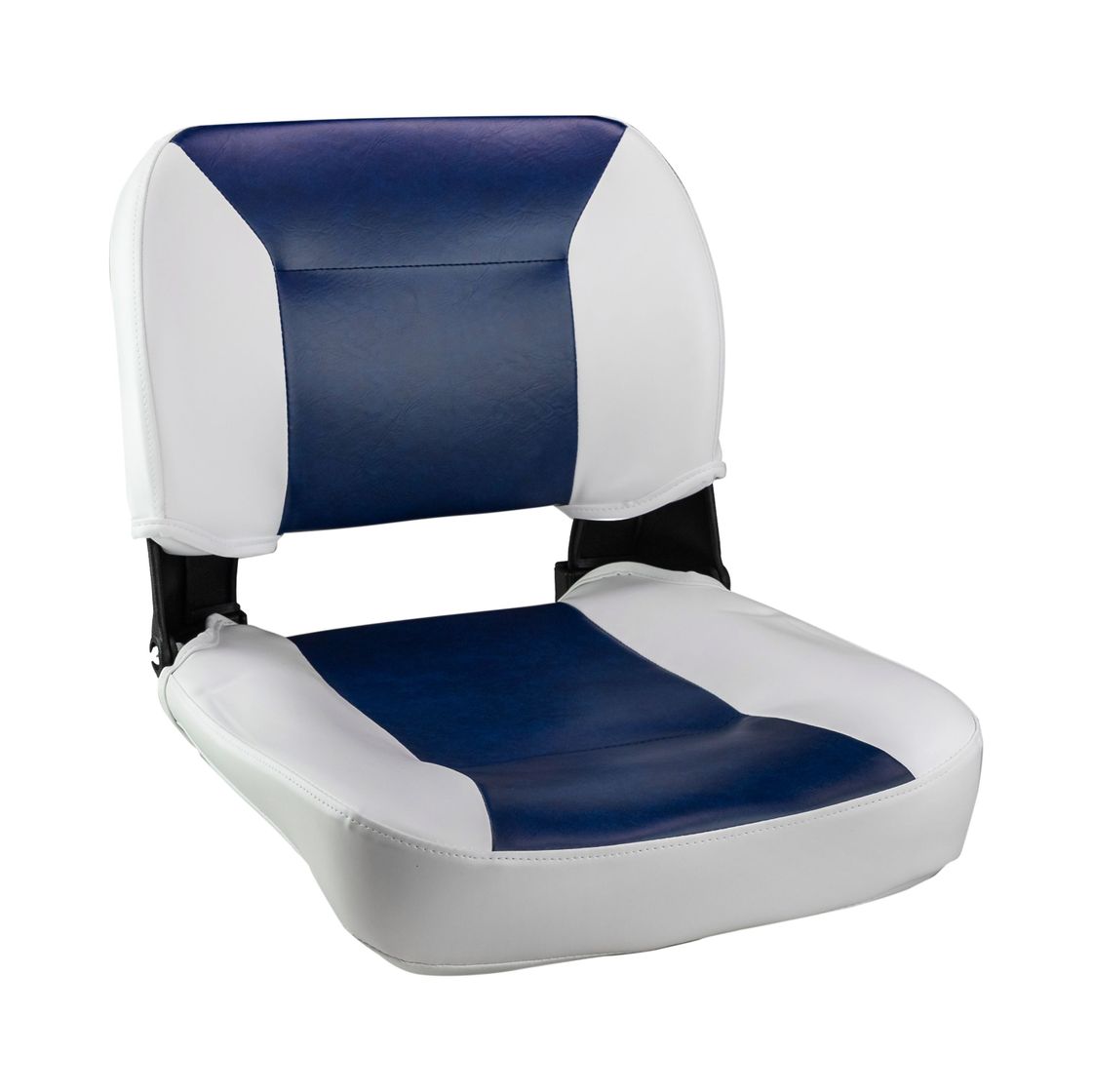 Кресло складное, цвет белый/синий купить c доставкой