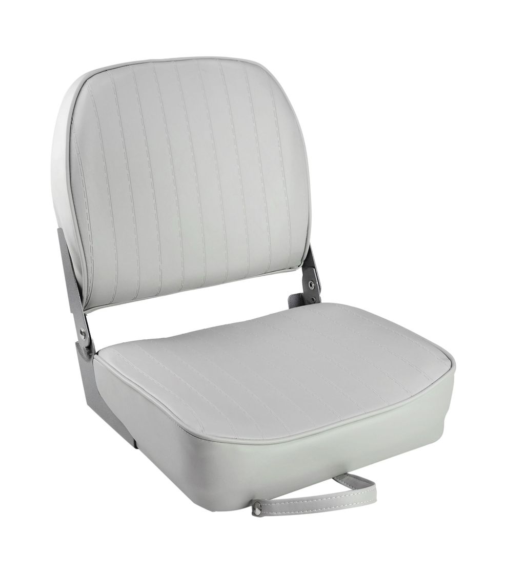 Кресло складное мягкое ECONOMY с низкой спинкой, цвет серый купить c доставкой