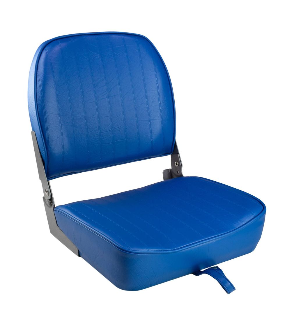 Кресло складное мягкое ECONOMY с низкой спинкой, цвет синий купить c доставкой