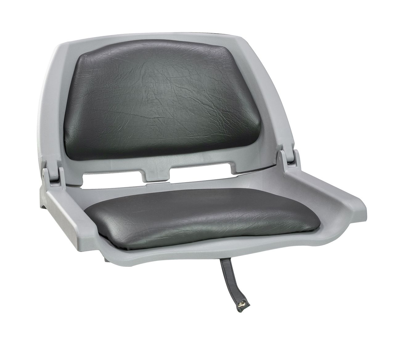 Кресло складное мягкое TRAVELER, цвет серый/черный купить c доставкой