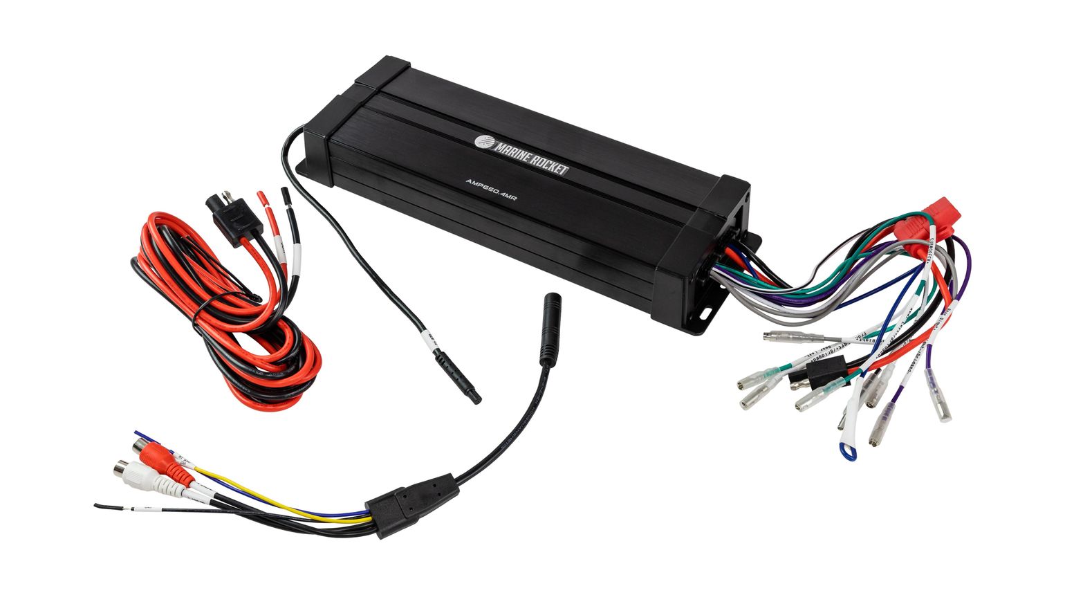 Морской стерео усилитель, 4-х канальный, 650W, Marine Rocket купить c доставкой