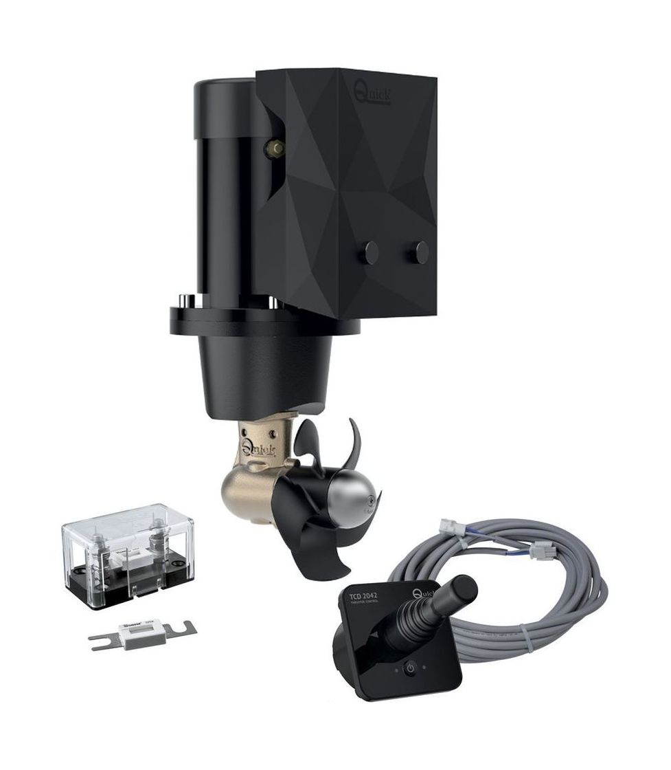 Подруливающее устройство Quick, D140mm, 40KGF, 12 В, (TCD2042 - TCDEX12 - NO TNL) купить c доставкой