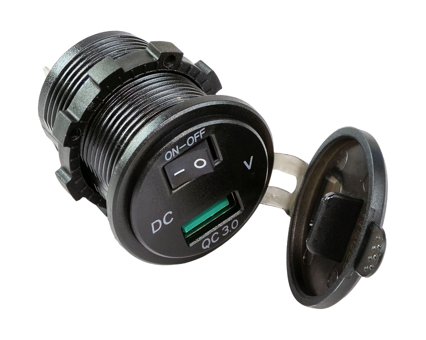 Разъем USB Charger QC3.0 с вольтметром купить c доставкой