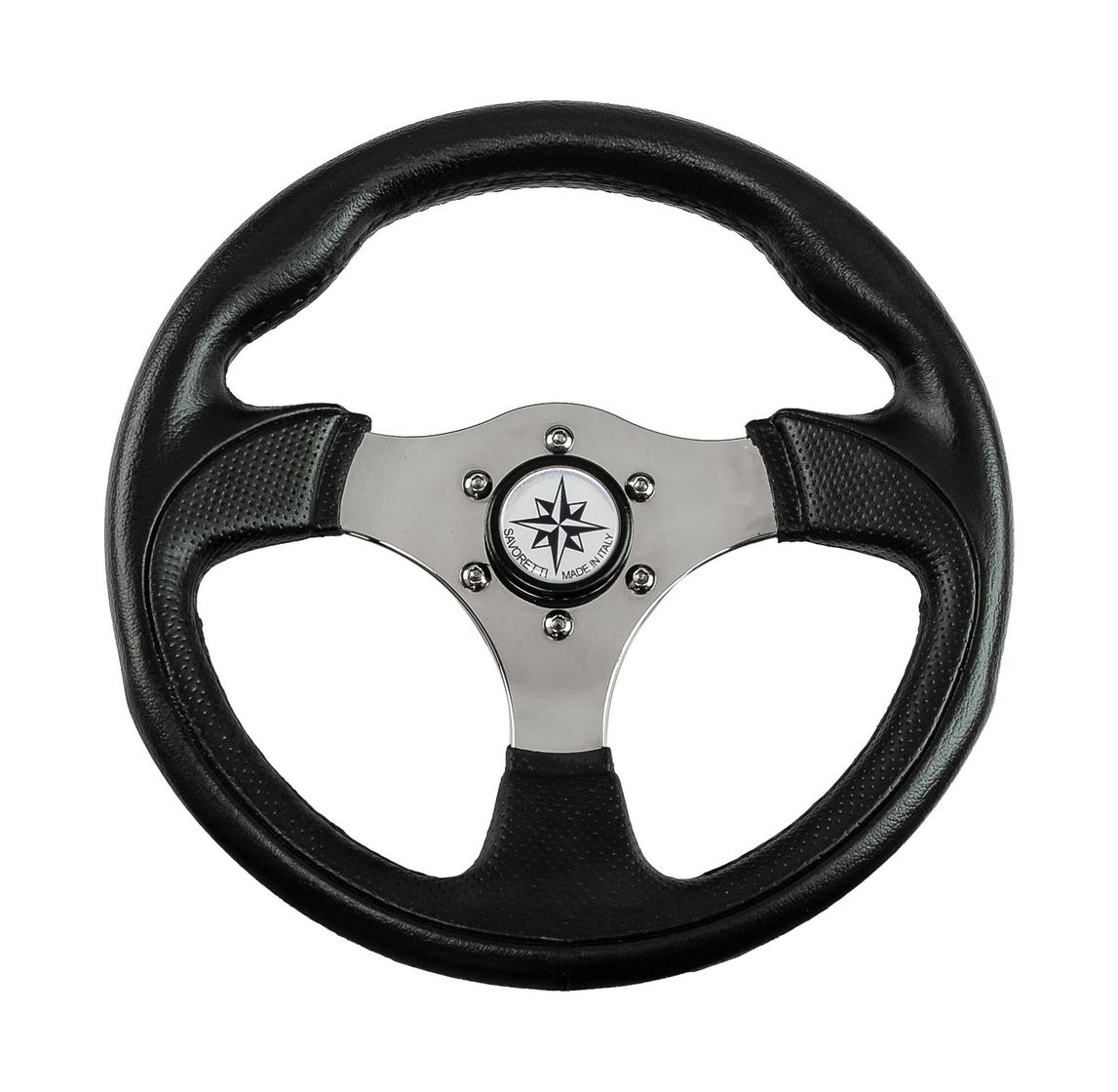 Рулевое колесо Osculati, диаметр 280 мм, цвет черный купить c доставкой