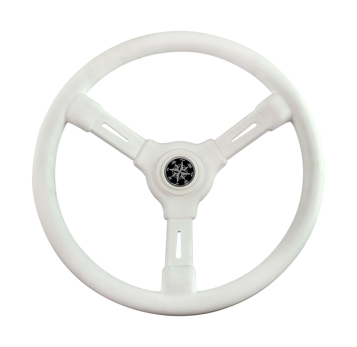 Рулевое колесо RIVIERA белый обод и спицы д. 350 мм купить c доставкой