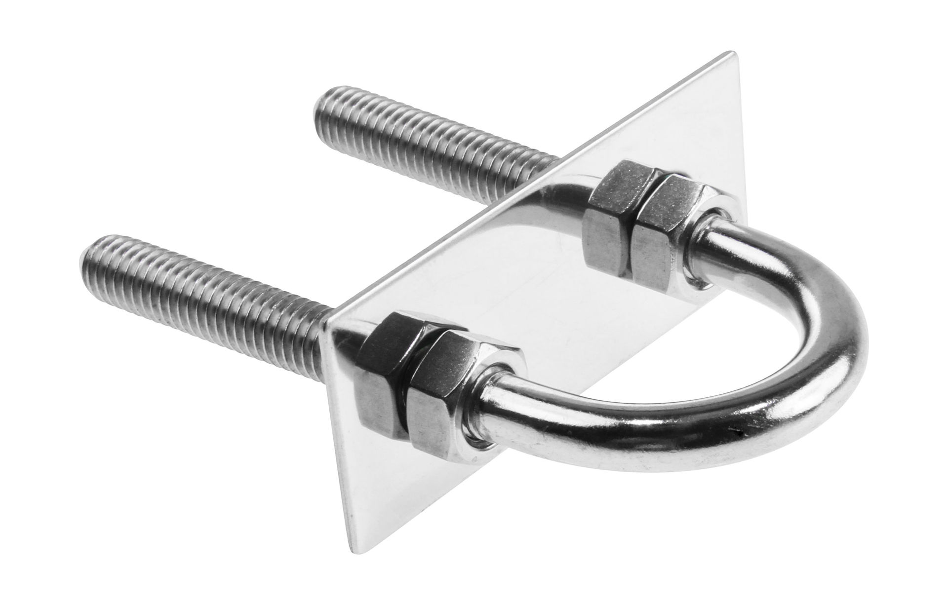 Рым-болт U-образный D11 мм, Lрез. 76 мм, (ув. площадка) купить c доставкой