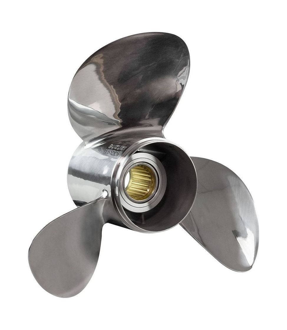 Винт гребной Suzuki DF325A/350A;3x15-1/2x24FL передний, стальной купить c доставкой